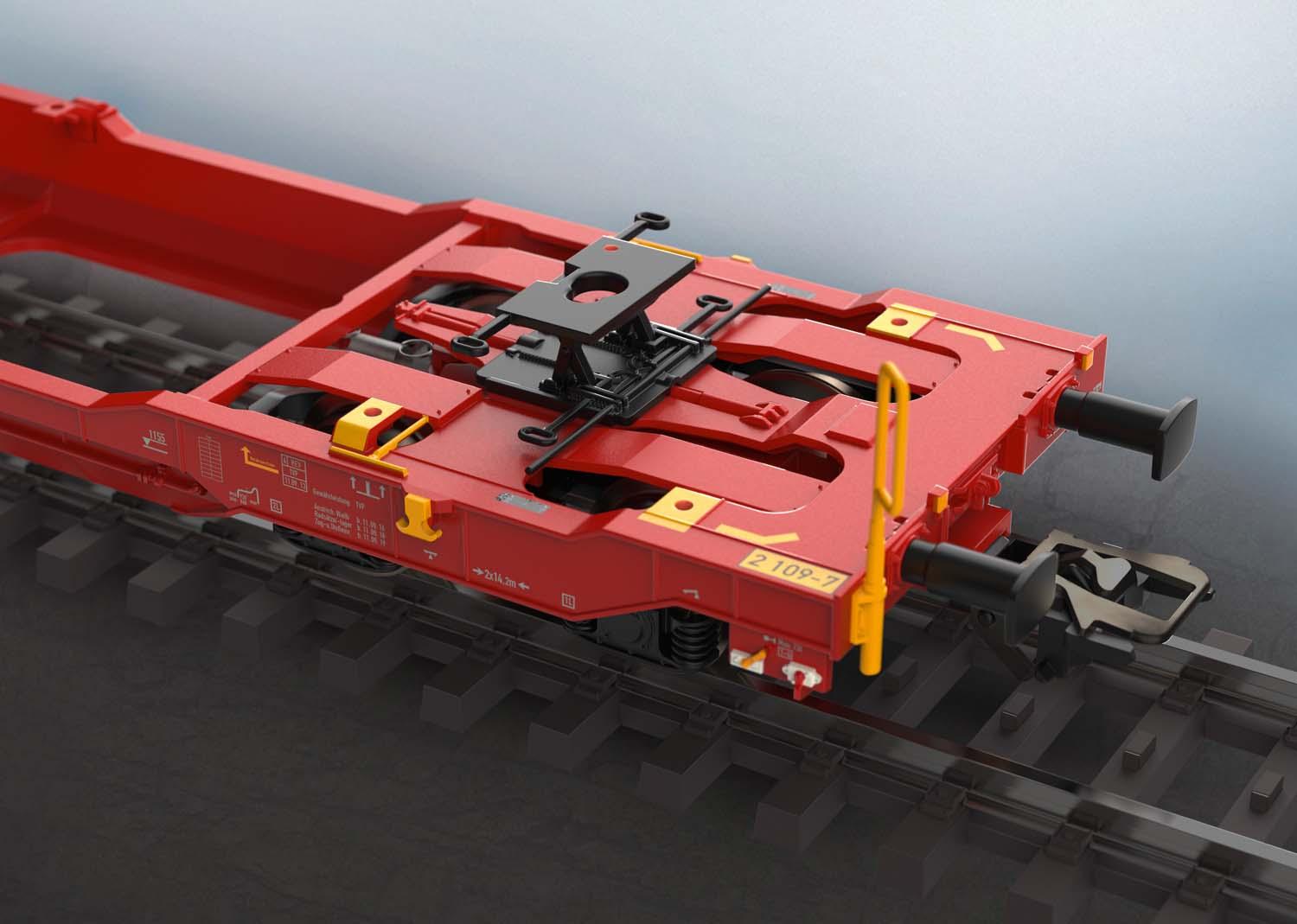 Märklin 47470 H0 Gelenk-Taschenwagen DB