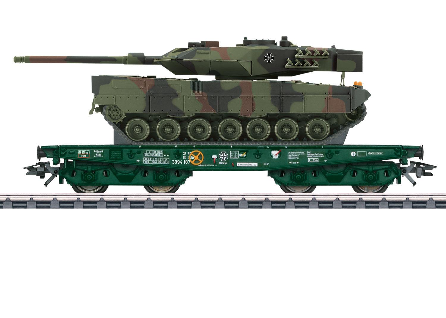 Märklin 48871 Schwerlastwagen mit Leo-Panzer