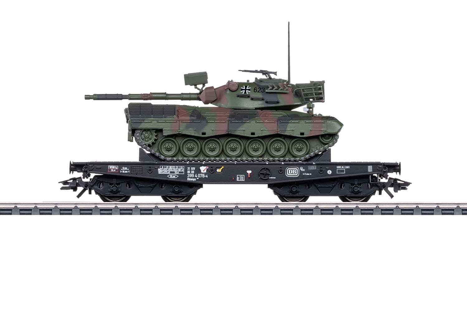 Märklin 48878 Schwerlast Rlmmps Leo 1A1