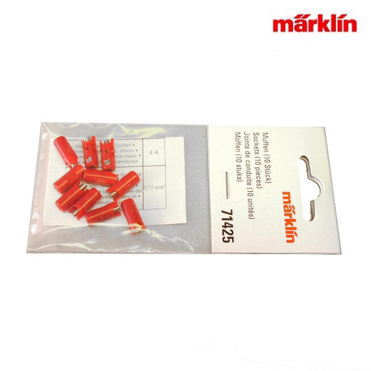 Märklin 71425 Muffe rot (10 Stück)