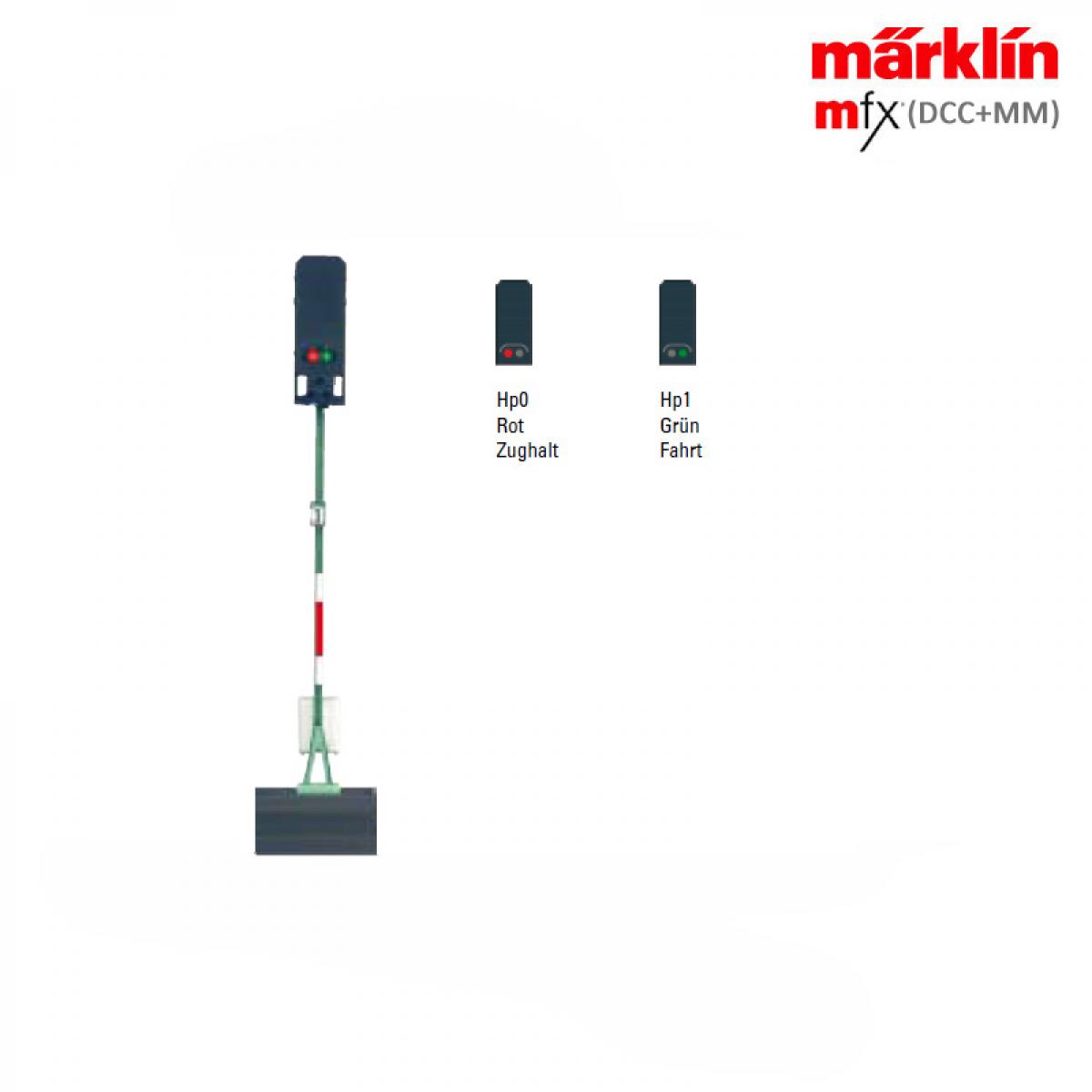 Märklin 76491 Licht-Blocksignal (mfx/DCC/MM)