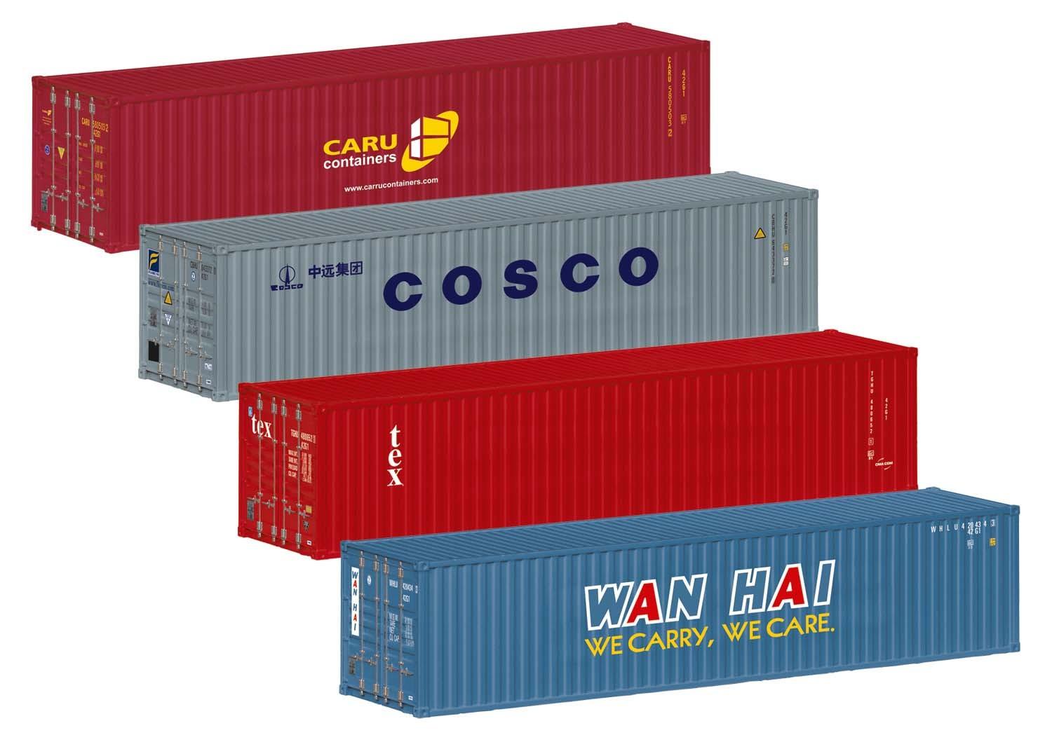 Märklin 76552 H0 Container-Set 40ft. (4 Stück)