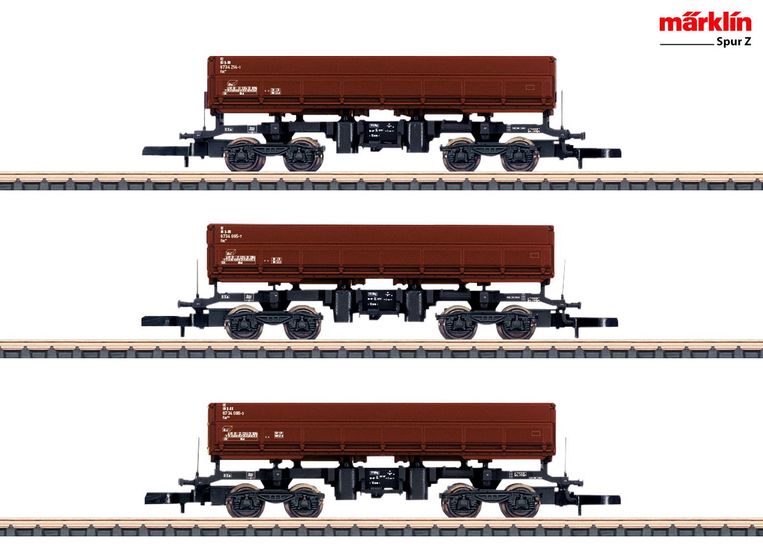 Märklin Z 82436 Seitenkippwagen-Set DB AG