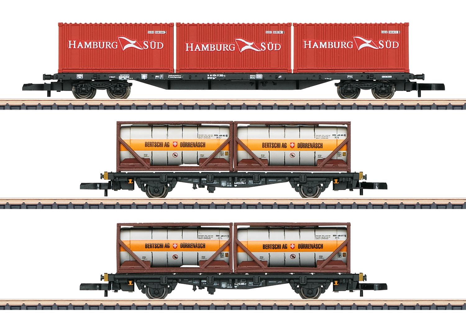 Märklin 82663 Containertragwagen-Set DB AG (MHI)