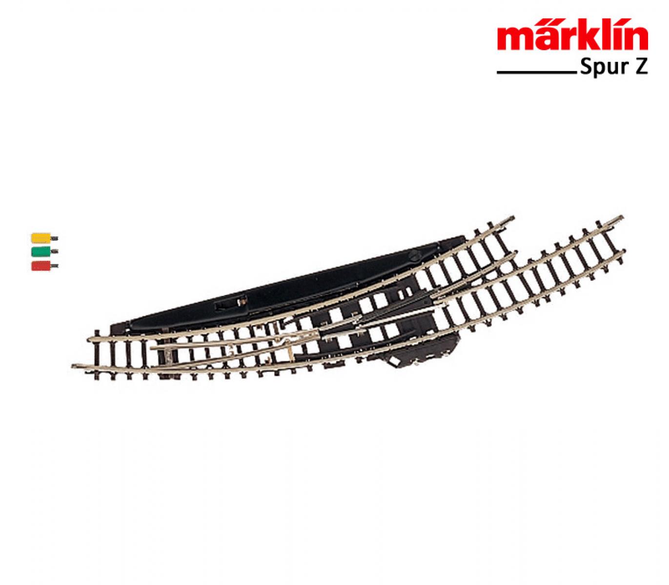 Märklin Z 8568 El. Bogenweiche links r195 mm
