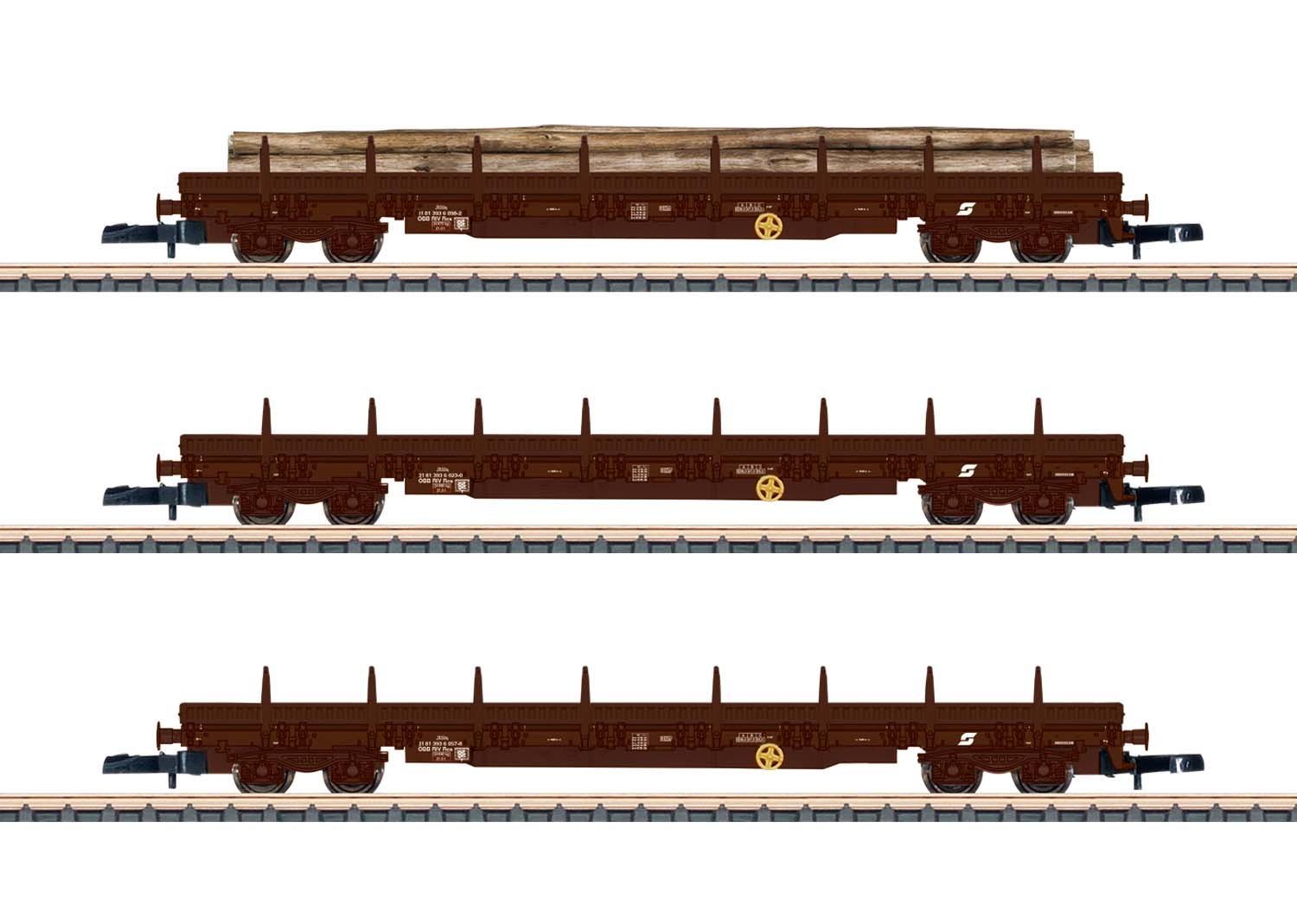 Märklin 86684 Z Rungenwagen-Set ÖBB