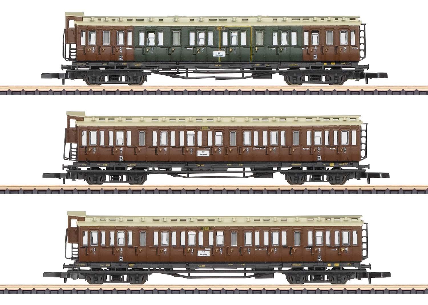 Märklin 87568 Z Abteilwagen-Set KPEV