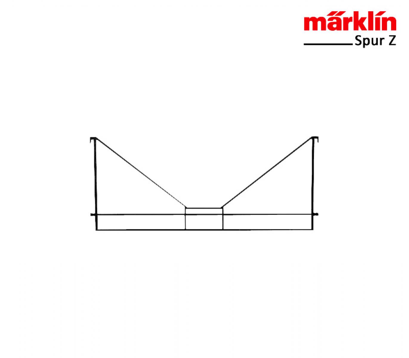 Märklin Z 8925 Querverbindung 72 mm