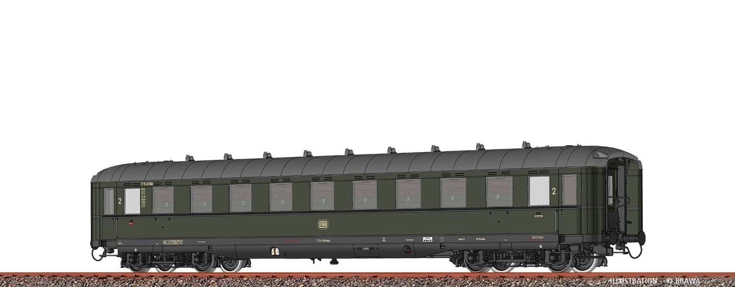BRAWA 51052 H0 PEW B4üe DB III DC+LED