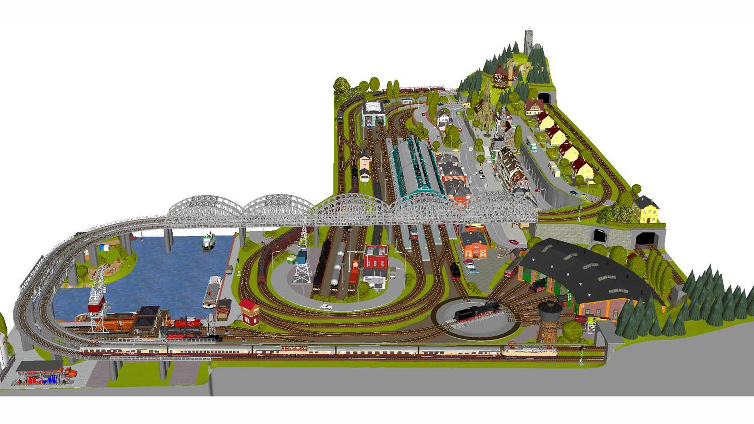 GP4-0220 C-Gleisplan Bonn (160x400x290)