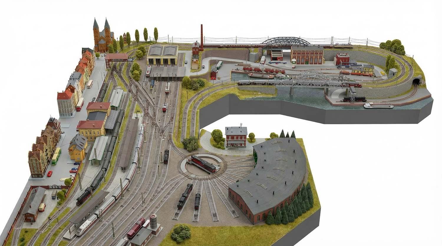 GP5-0070 C-Gleisplan Karlsburg 300x500x350 (E-Form)
