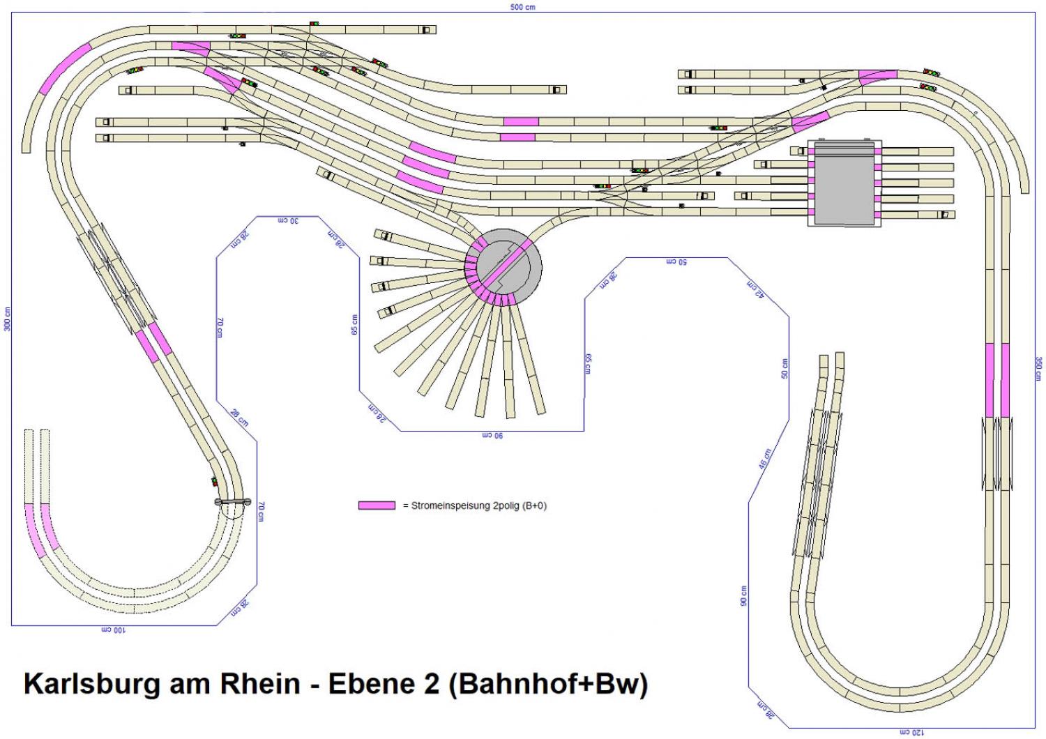 GP5-0070 C-Gleisplan Karlsburg 300x500x350 (E-Form)