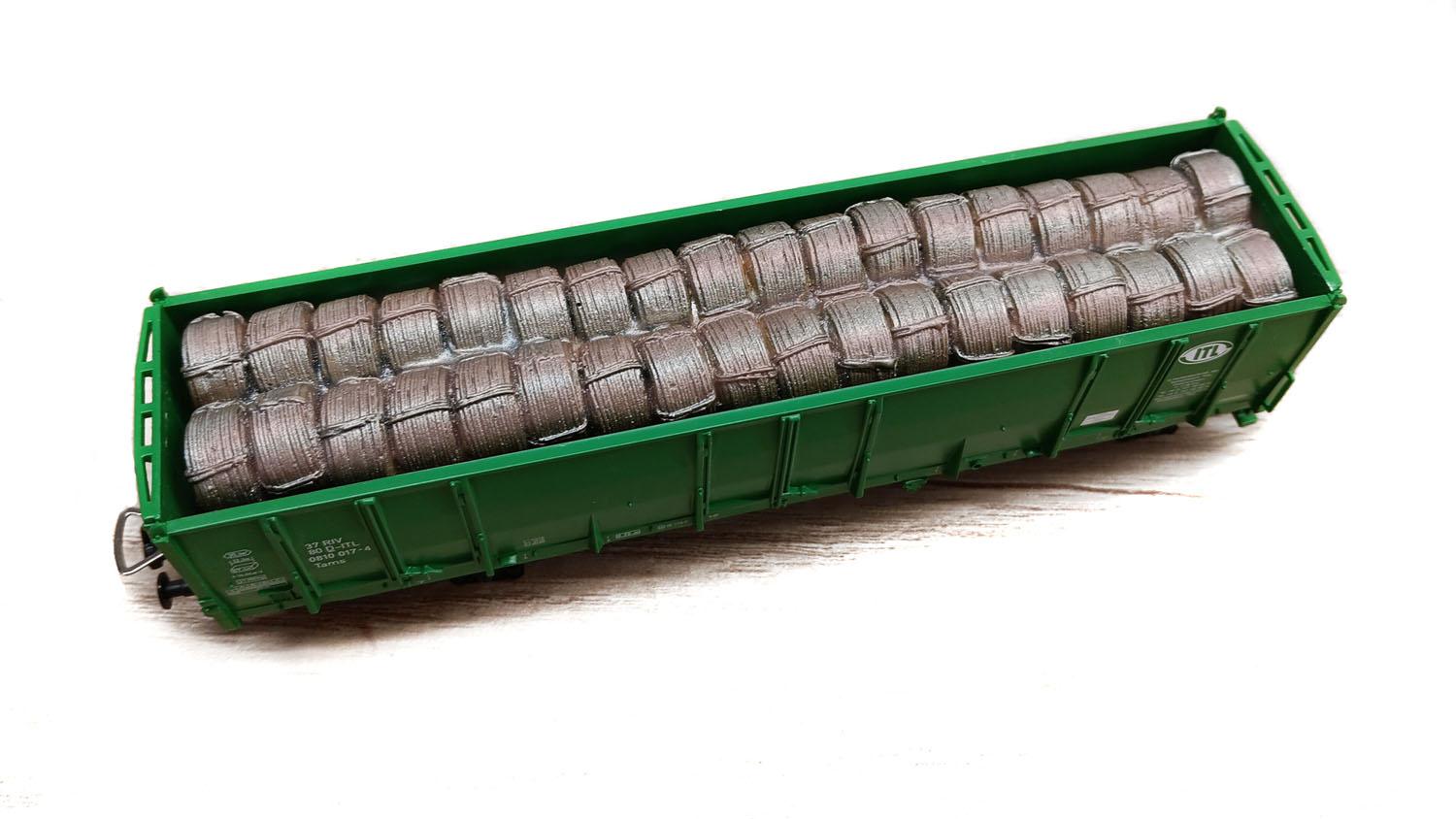 98553B Ladeguteinsatz Eisendraht-Rollen für Eaos