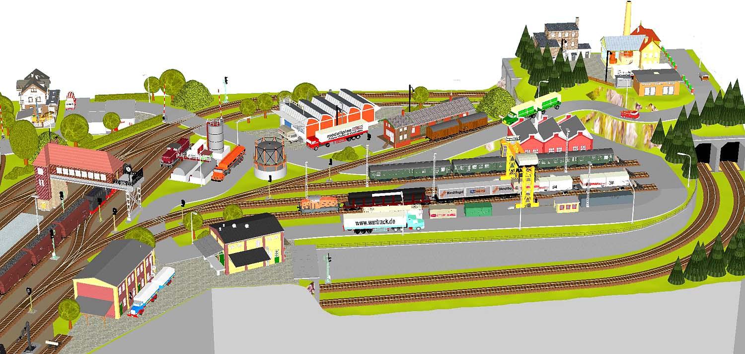 GP4-0130 C-Gleisplan Moritzburg (300x370x300cm)