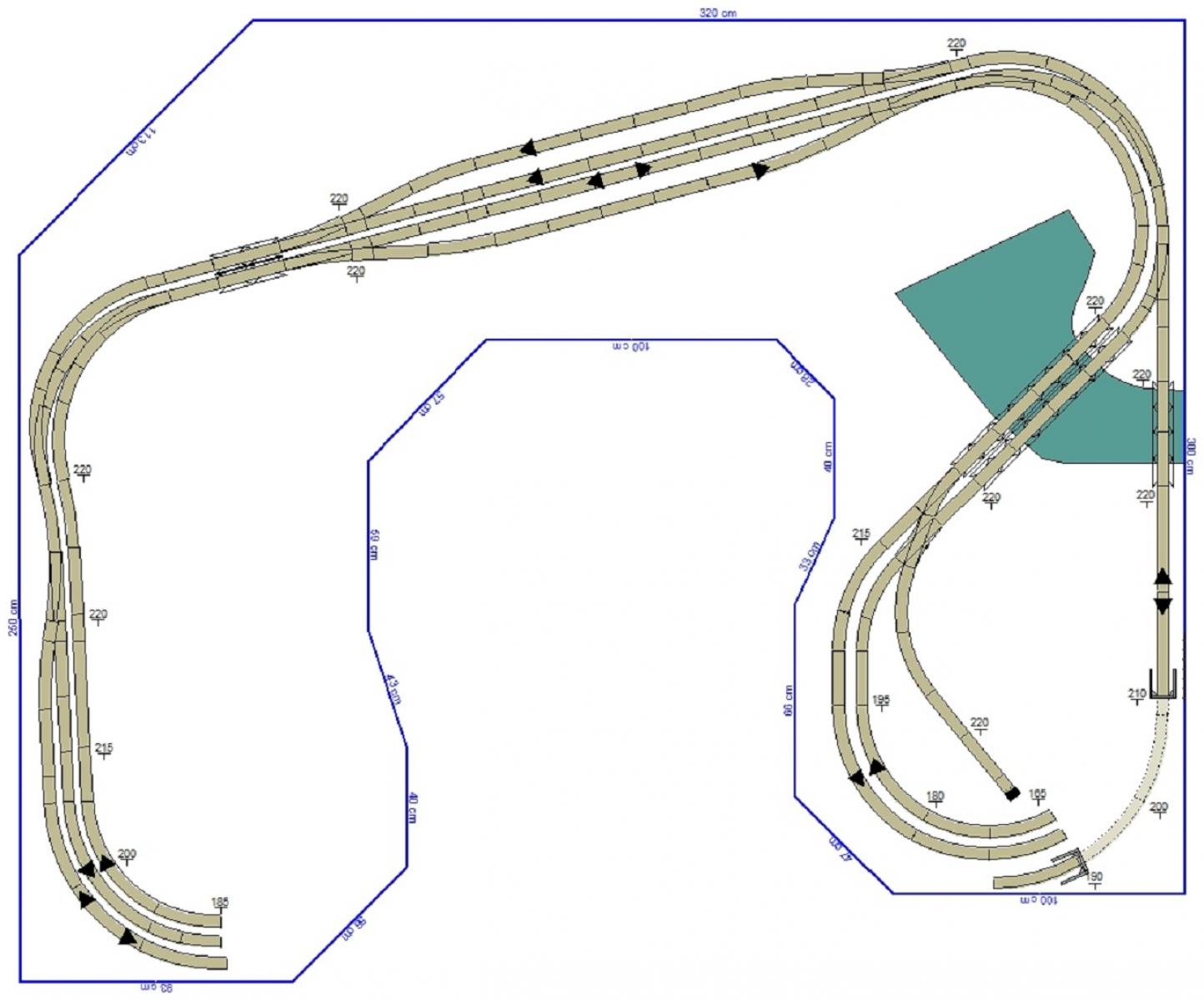 GP4-0090 C-Gleisplan Rothenburgsort 330x400x300