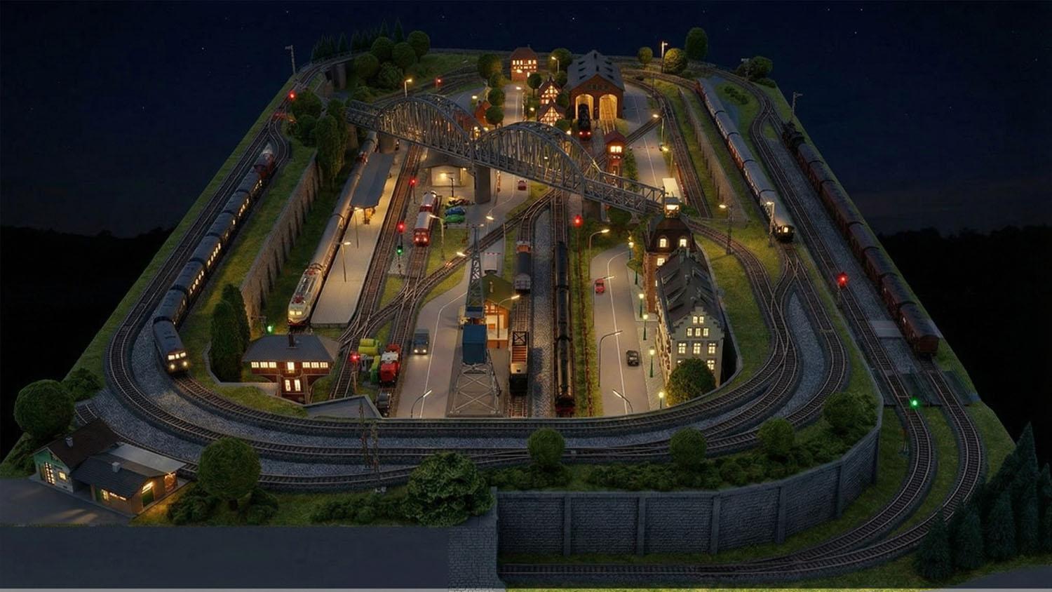 GP3-0220 C-Gleisplan Schönblick 300 x 150cm