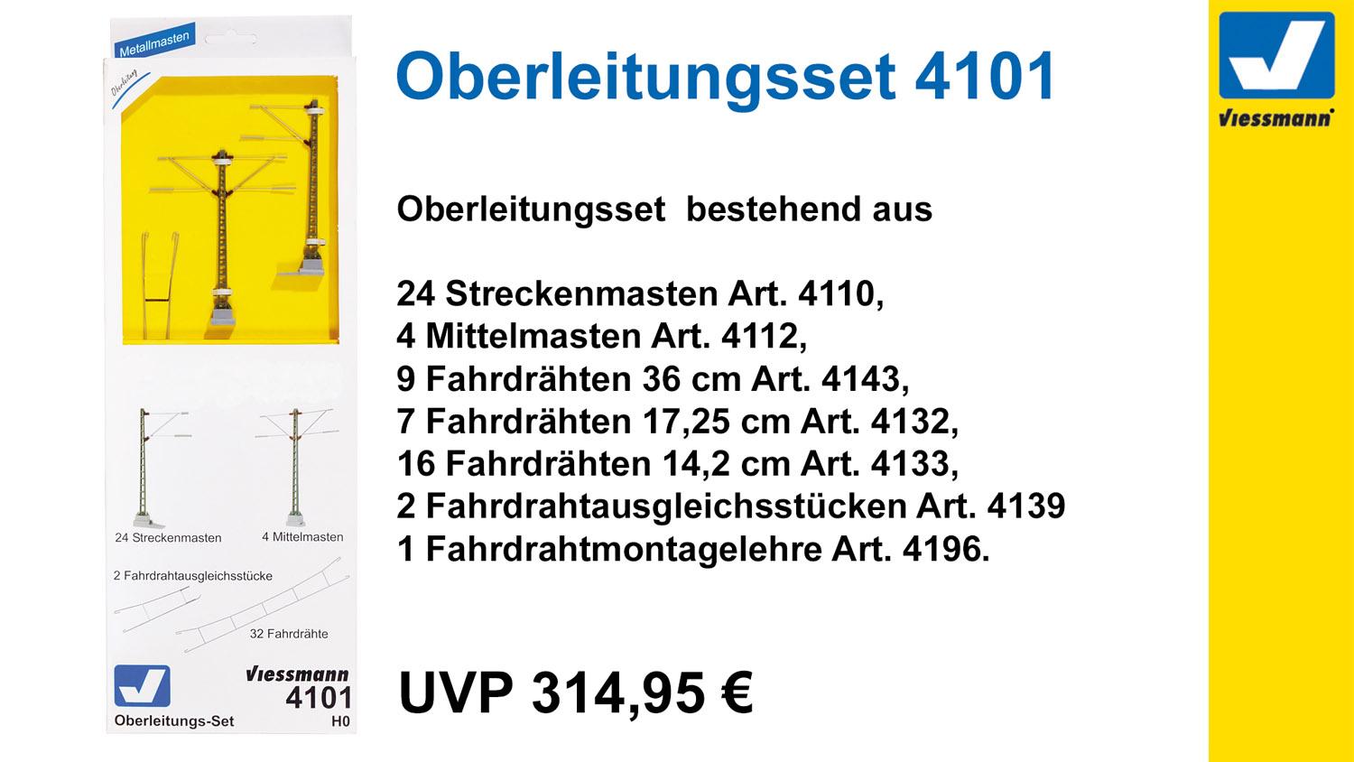 Viessmann/MMC Oberleitungs-Startset 4101-S