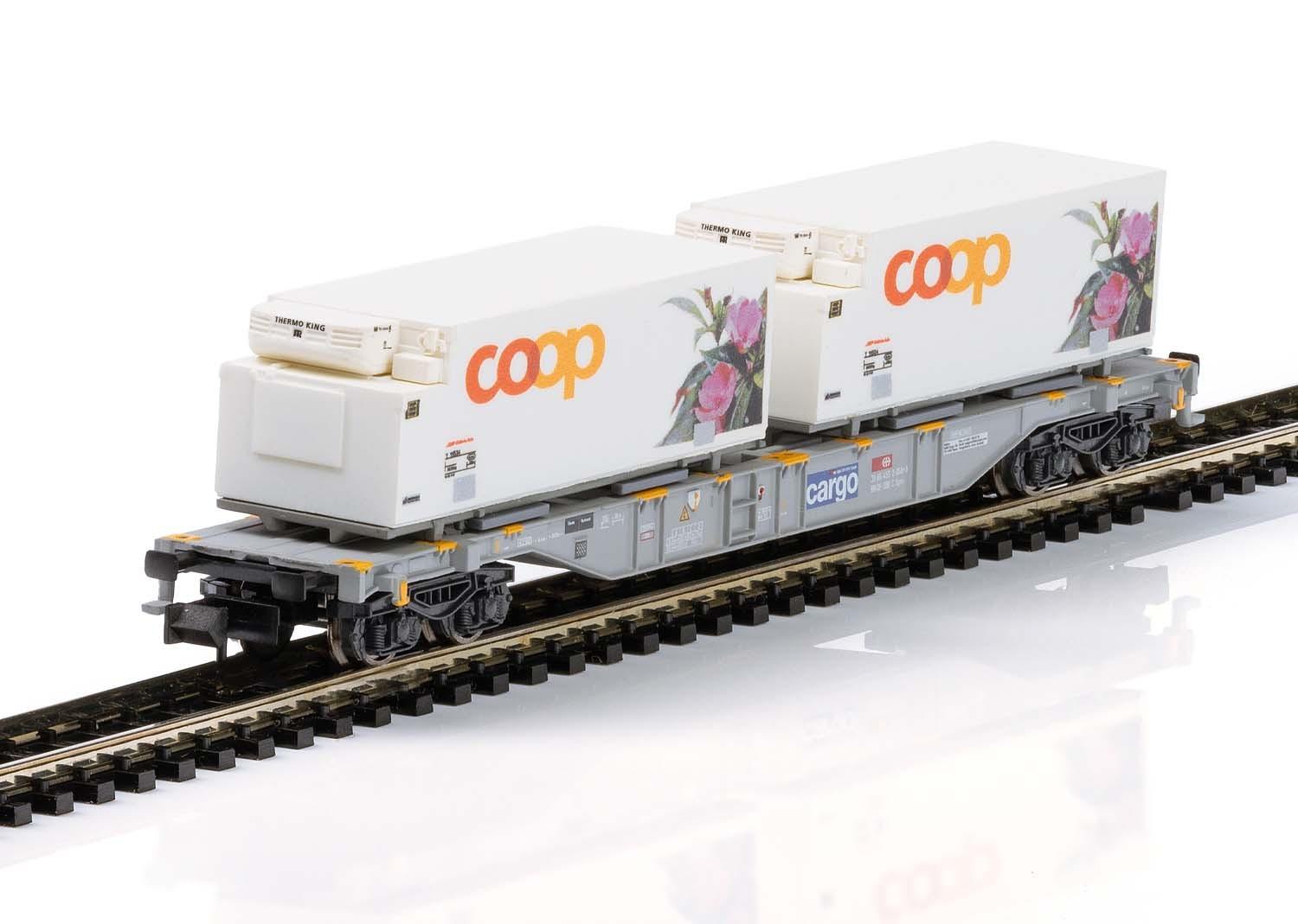 Minitrix 15494 Containertragwagen COOP