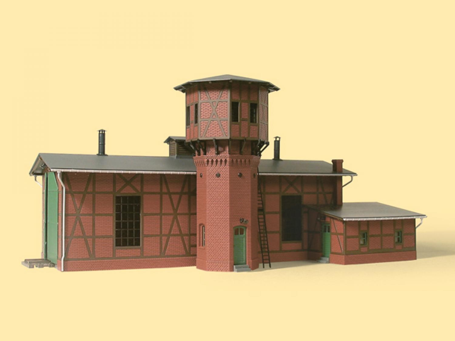 Auhagen 11400 Lokschuppen mit Wasserturm  H0