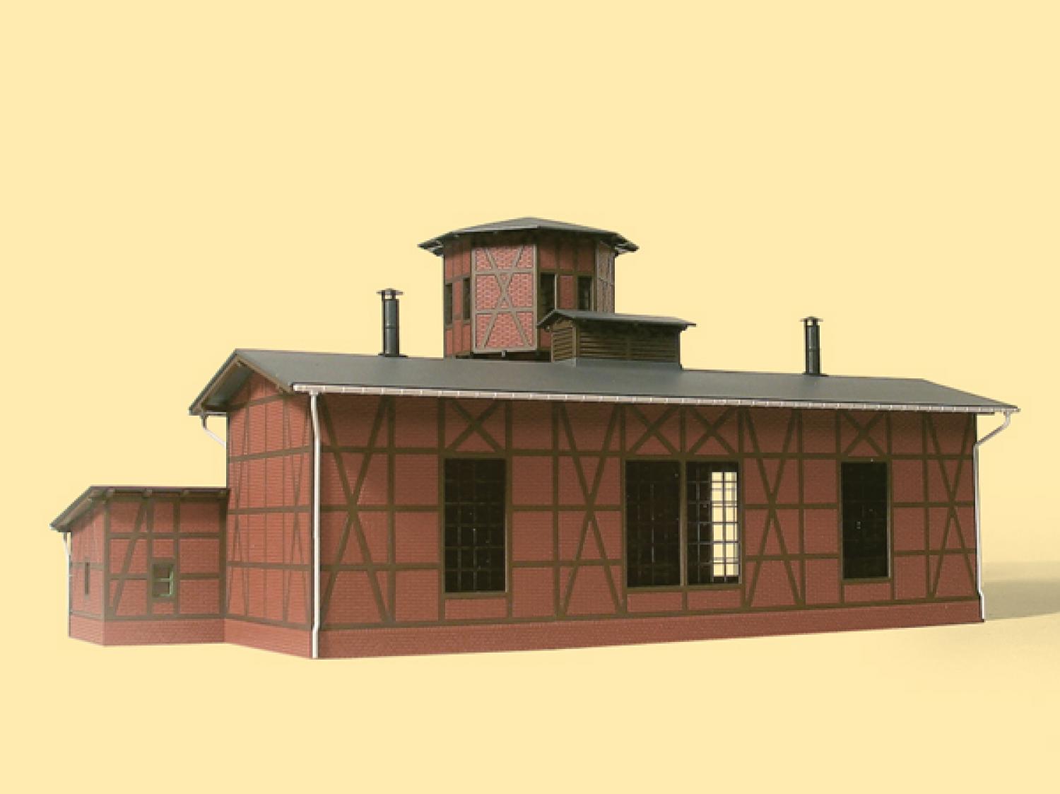 Auhagen 11400 Lokschuppen mit Wasserturm  H0