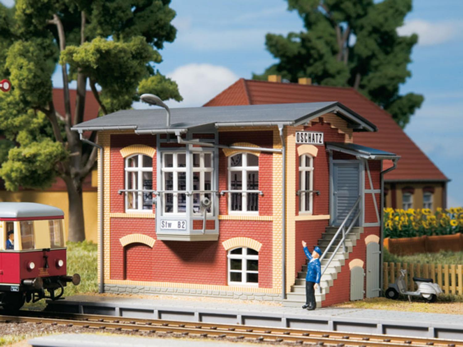 Auhagen 11411 Stellwerk Oschatz  H0