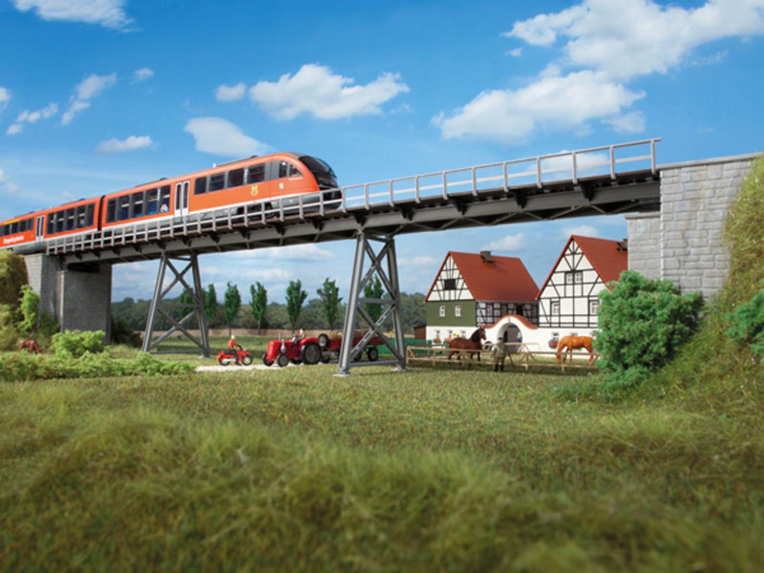 Auhagen 11430 Pendelpfeilerbrücke H0