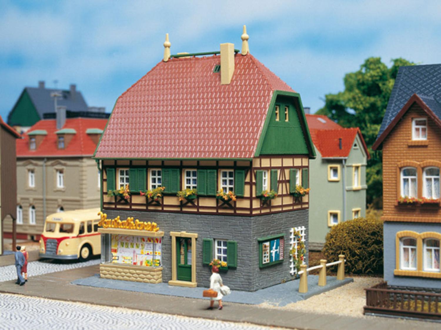 Auhagen 12347 Wohnhaus mit Laden  H0/TT