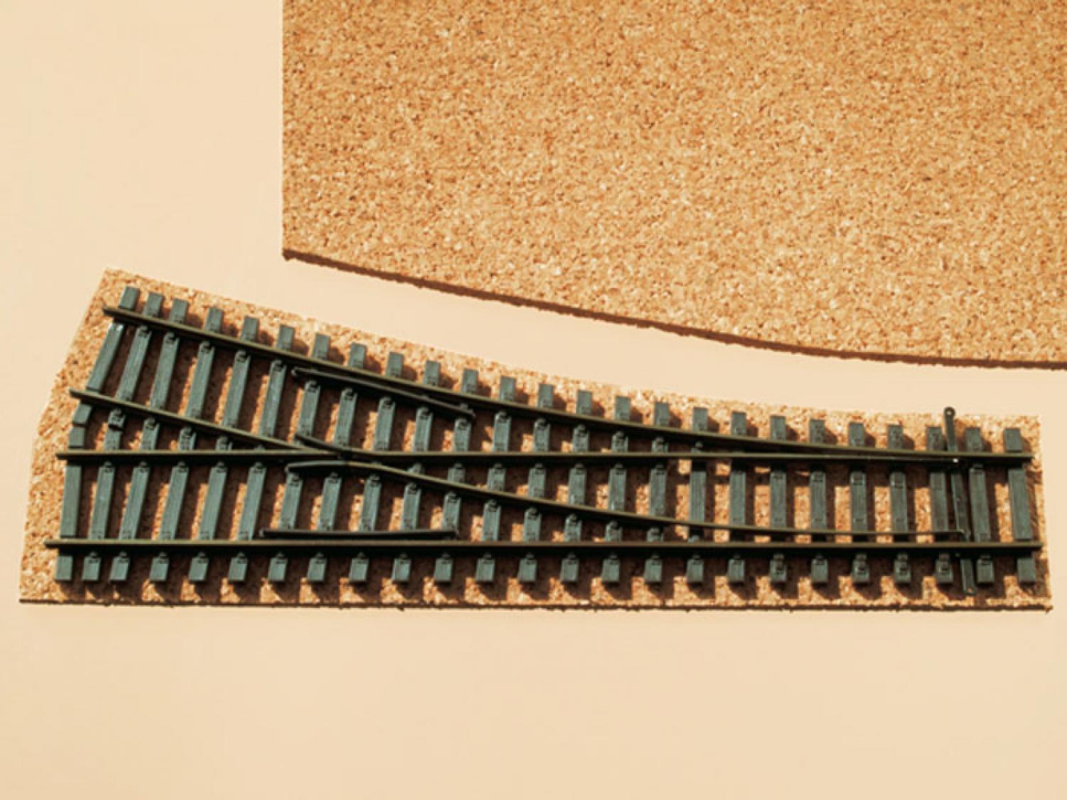 Auhagen 41179 Korkgleisbettung für Weichen  H0