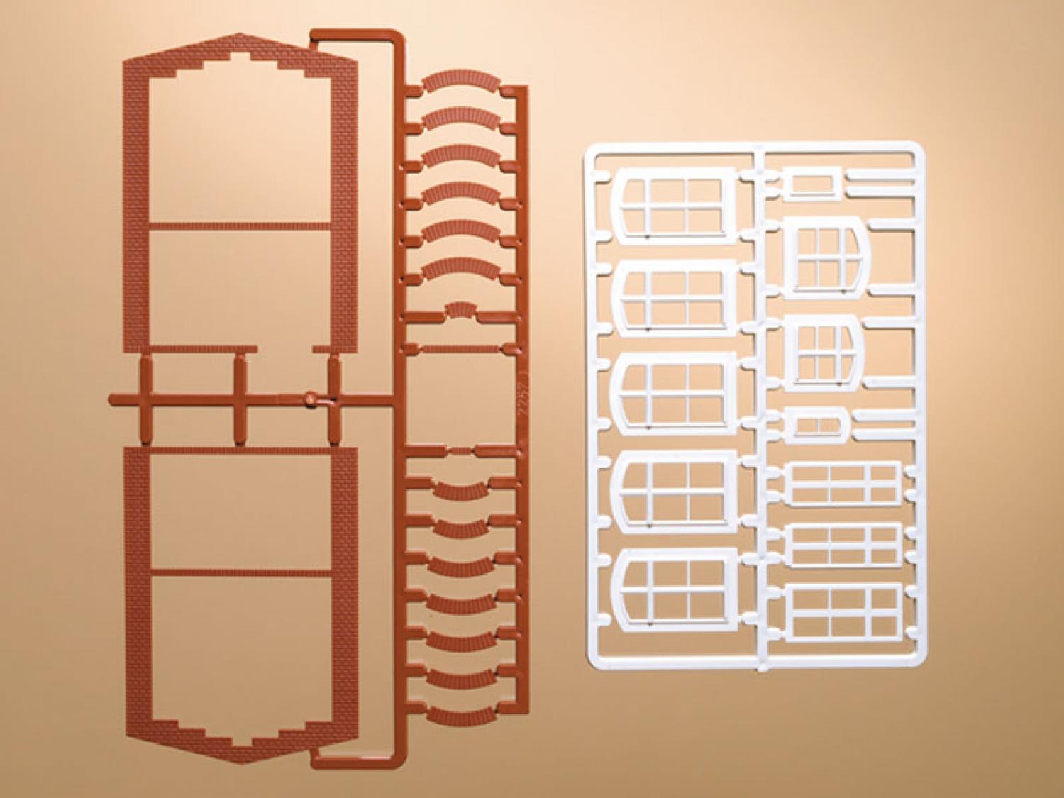 Auhagen 41615 Fensterbögen und Fenster  H0
