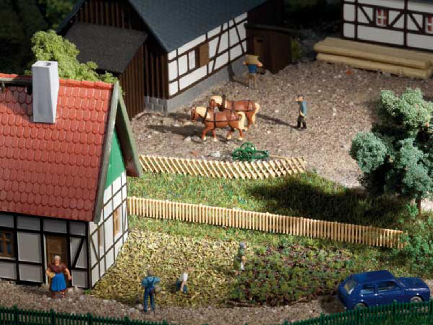 Auhagen 44626 Kreuz- und Lattenzaun  N