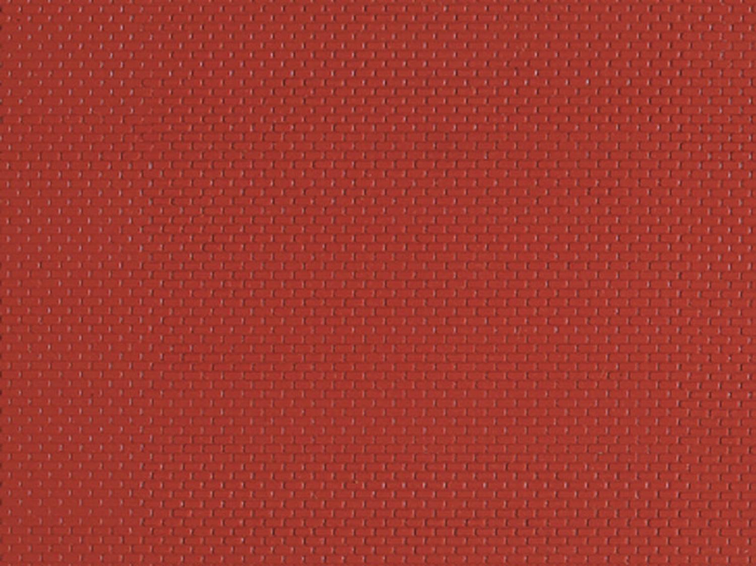 Auhagen 52412 Dekorplatte Mauerziegel rot H0/TT/N