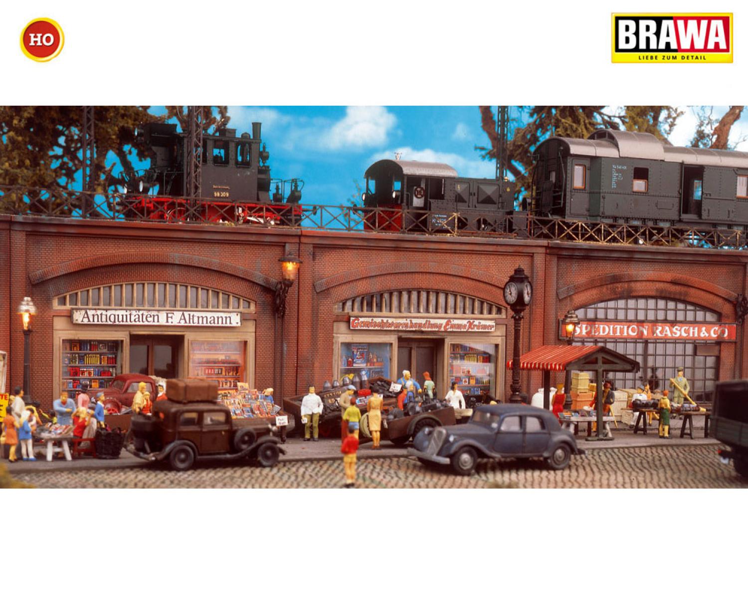 BRAWA 2881 H0 Arkaden/Fenster