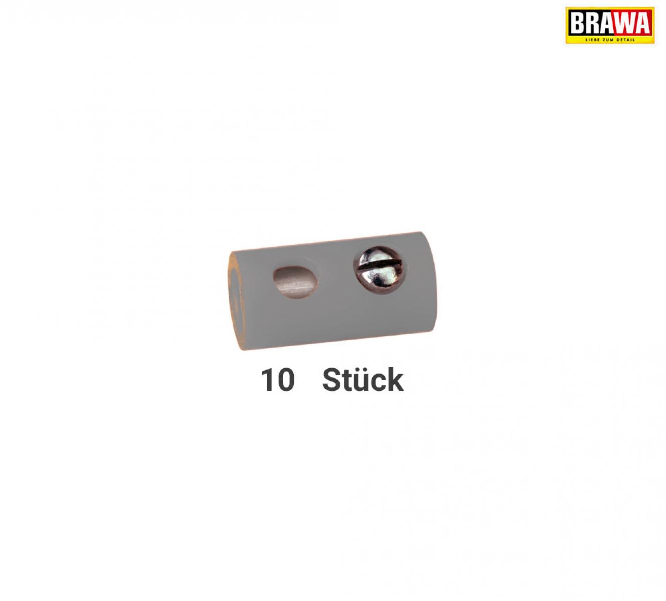 BRAWA 3047 Muffen rund 2,5 gr [10]