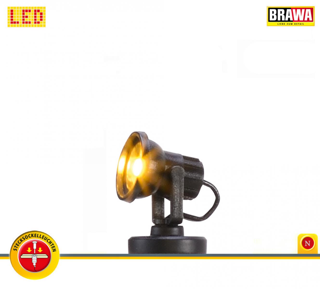 BRAWA 83013 N Scheinwerfer Stecksockel