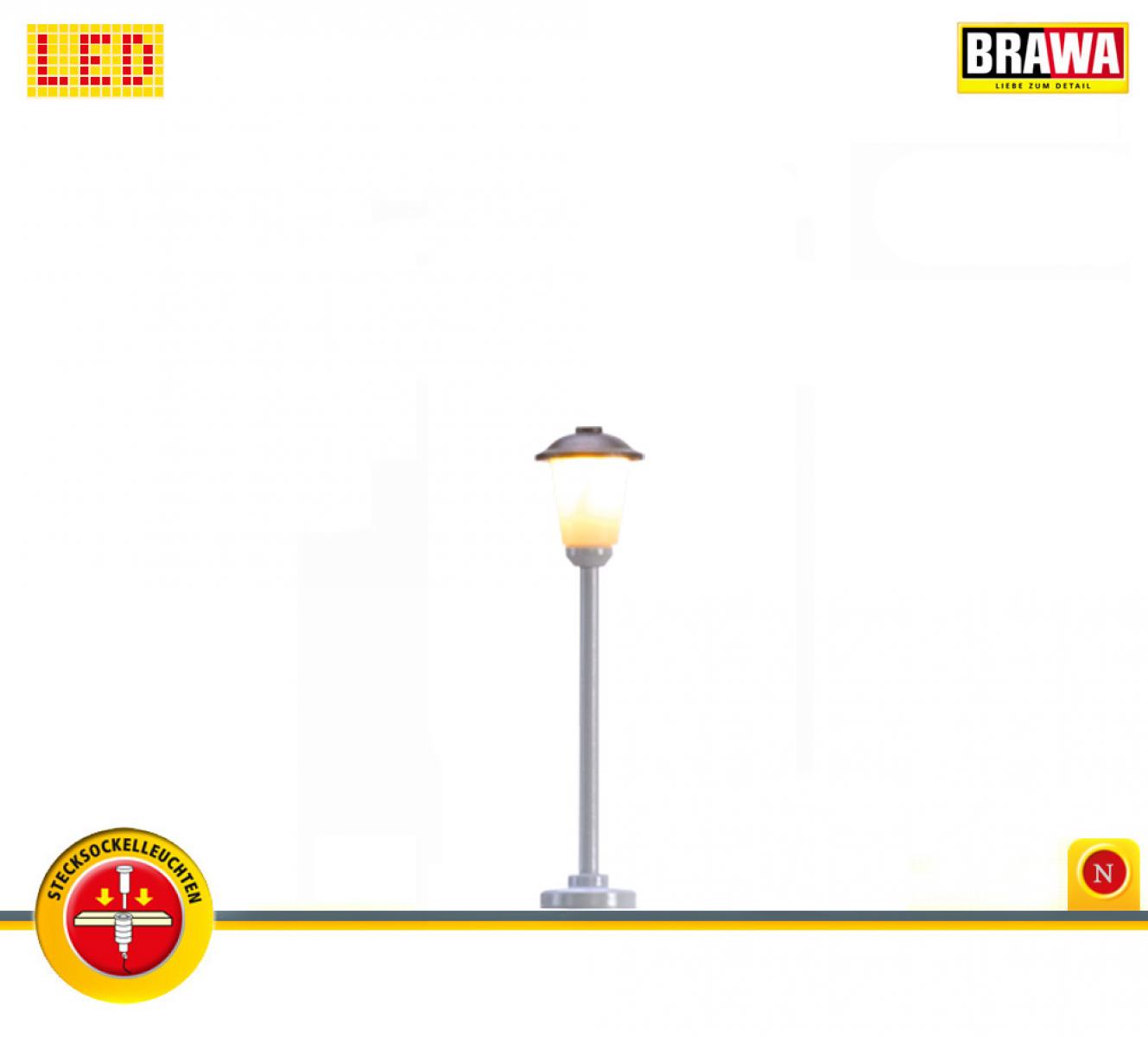 BRAWA 83023 N LED-Straßenleuchte Stecks.