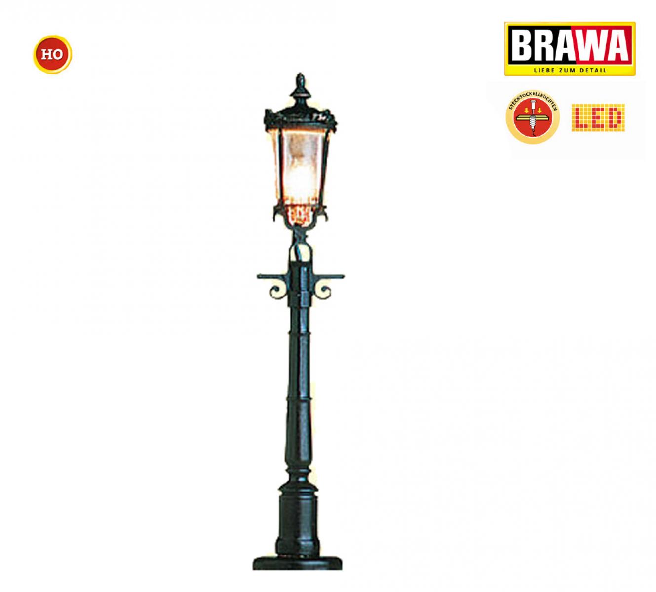 BRAWA 84046 H0 LED-Gasl. Steck.