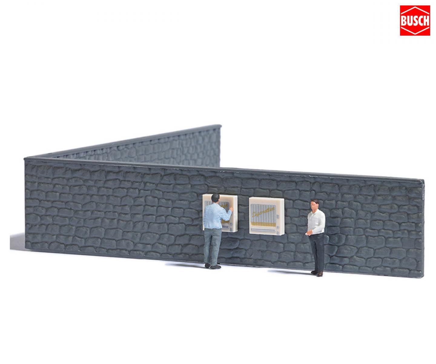 Busch 7919 H0 A-Set: Raucherecke