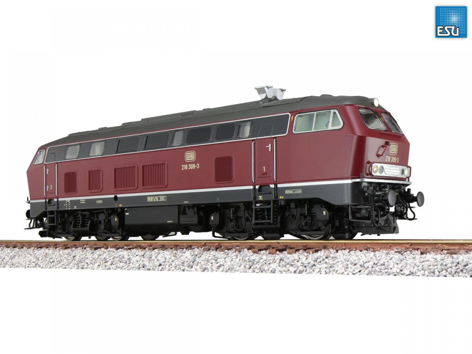 ESU 31010 Diesellok BR 218 DB, Ep IV, Sound+Rauch, DC/AC