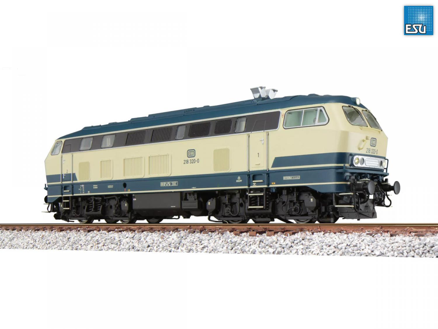 ESU 31011 Diesellok BR 218 DB, Ep IV, Sound+Rauch, DC/AC