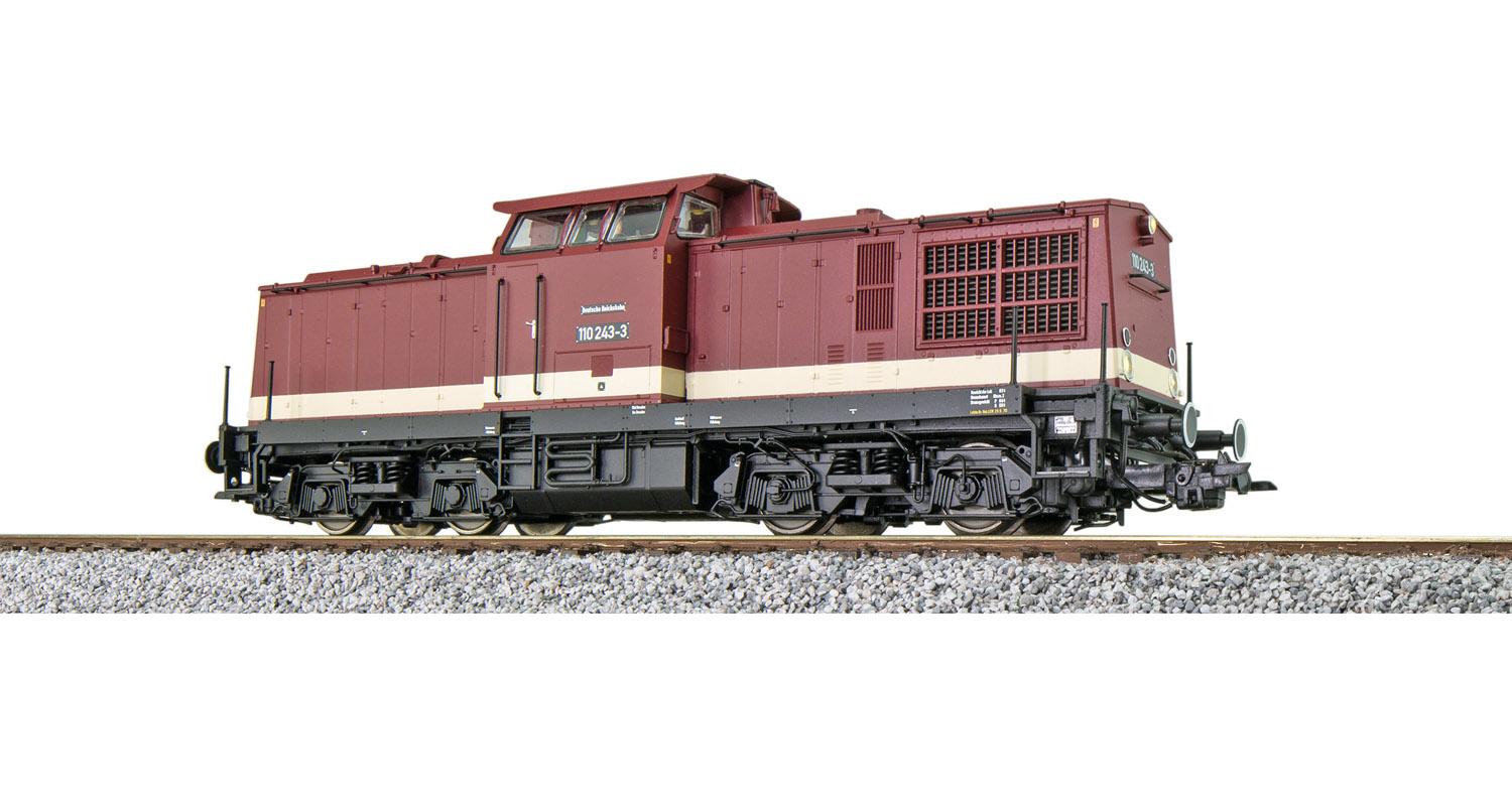 ESU 31761 Diesellok V100 DR, AC/DC, Rauch/Kuppl.