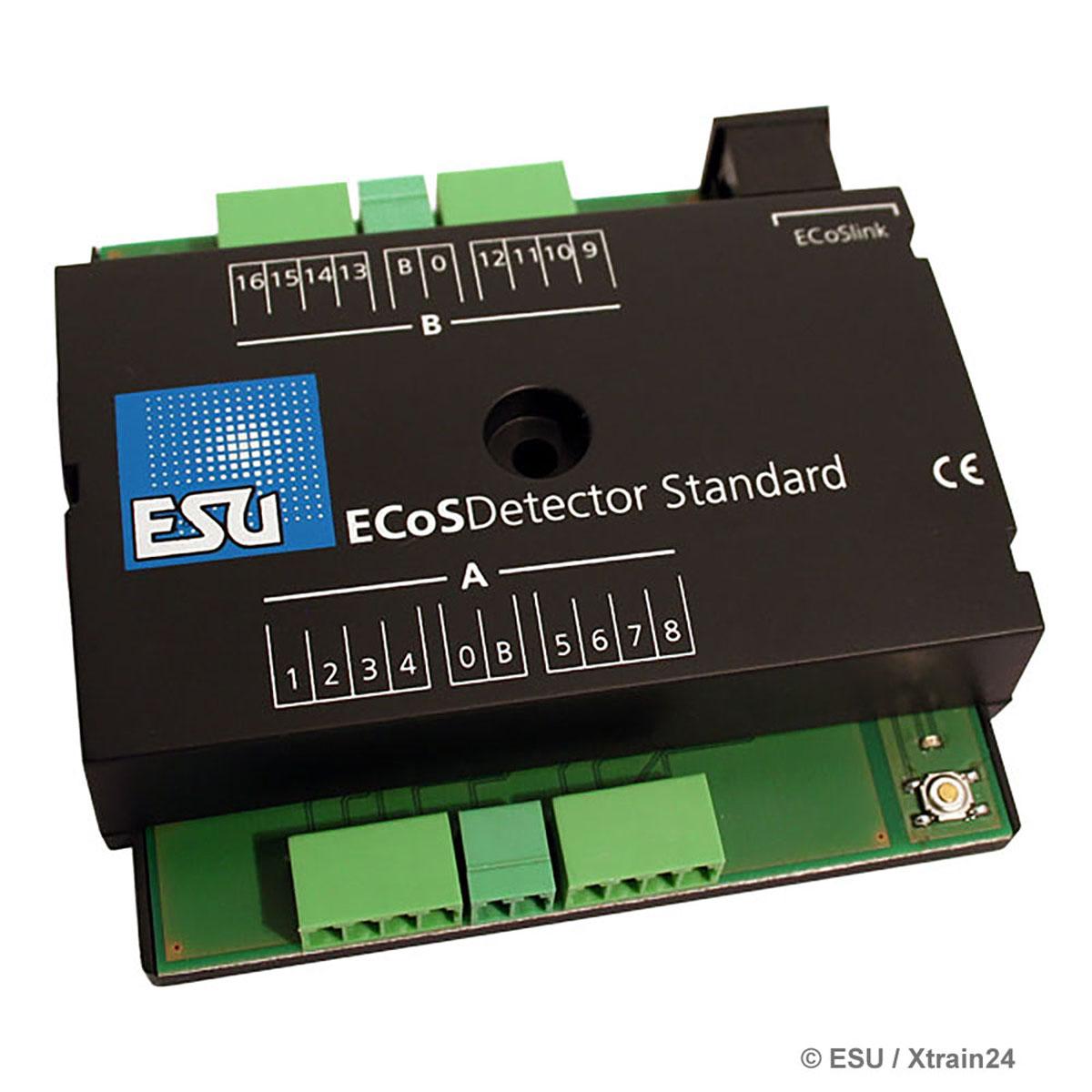 ESU 50096 ECoSDetector Rückmeldemodul, 3L-Betr., Optokoppler