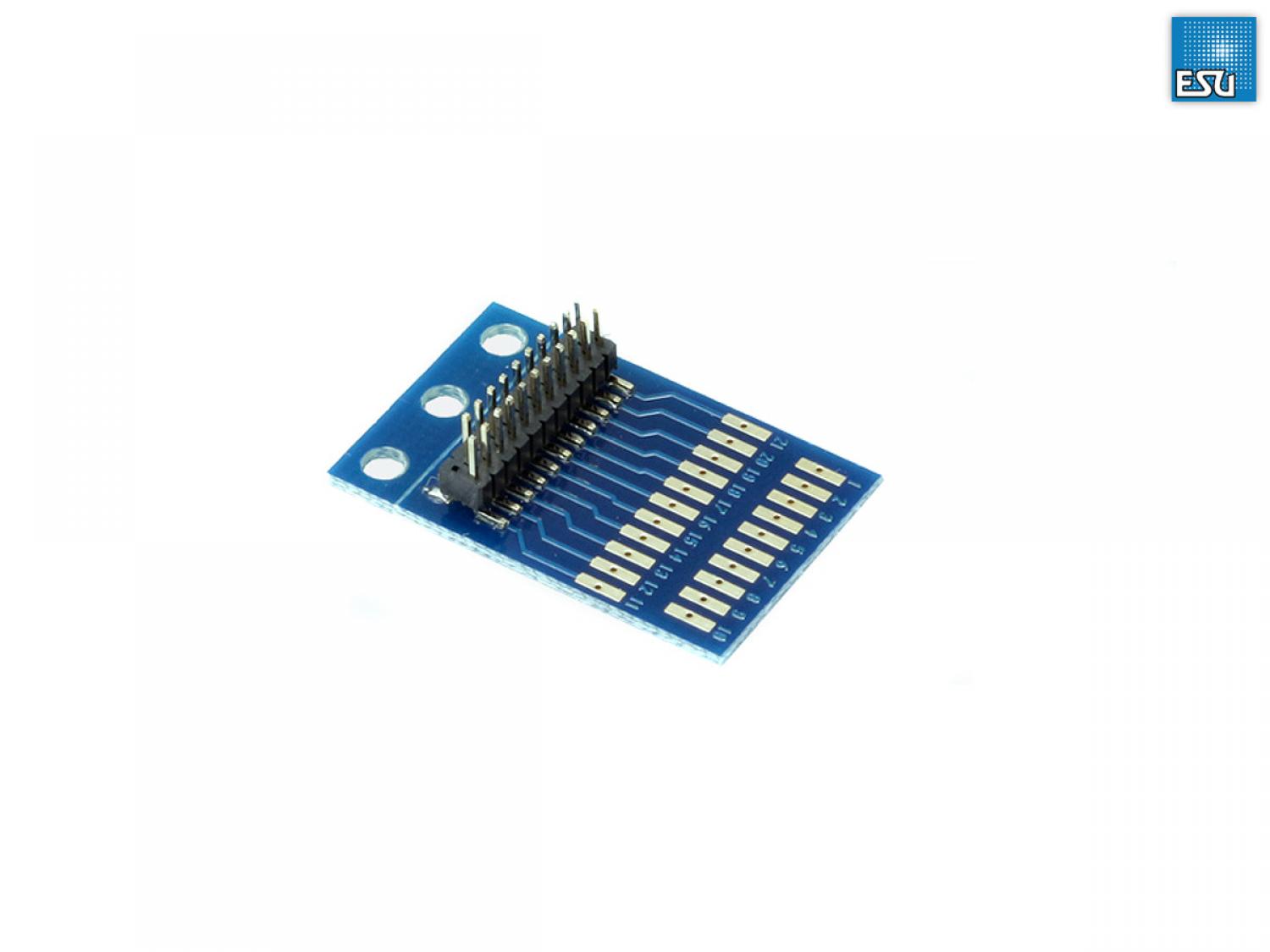 ESU 51967 Adapterlokplatine für Decoder mit 21MTC-Schnittste