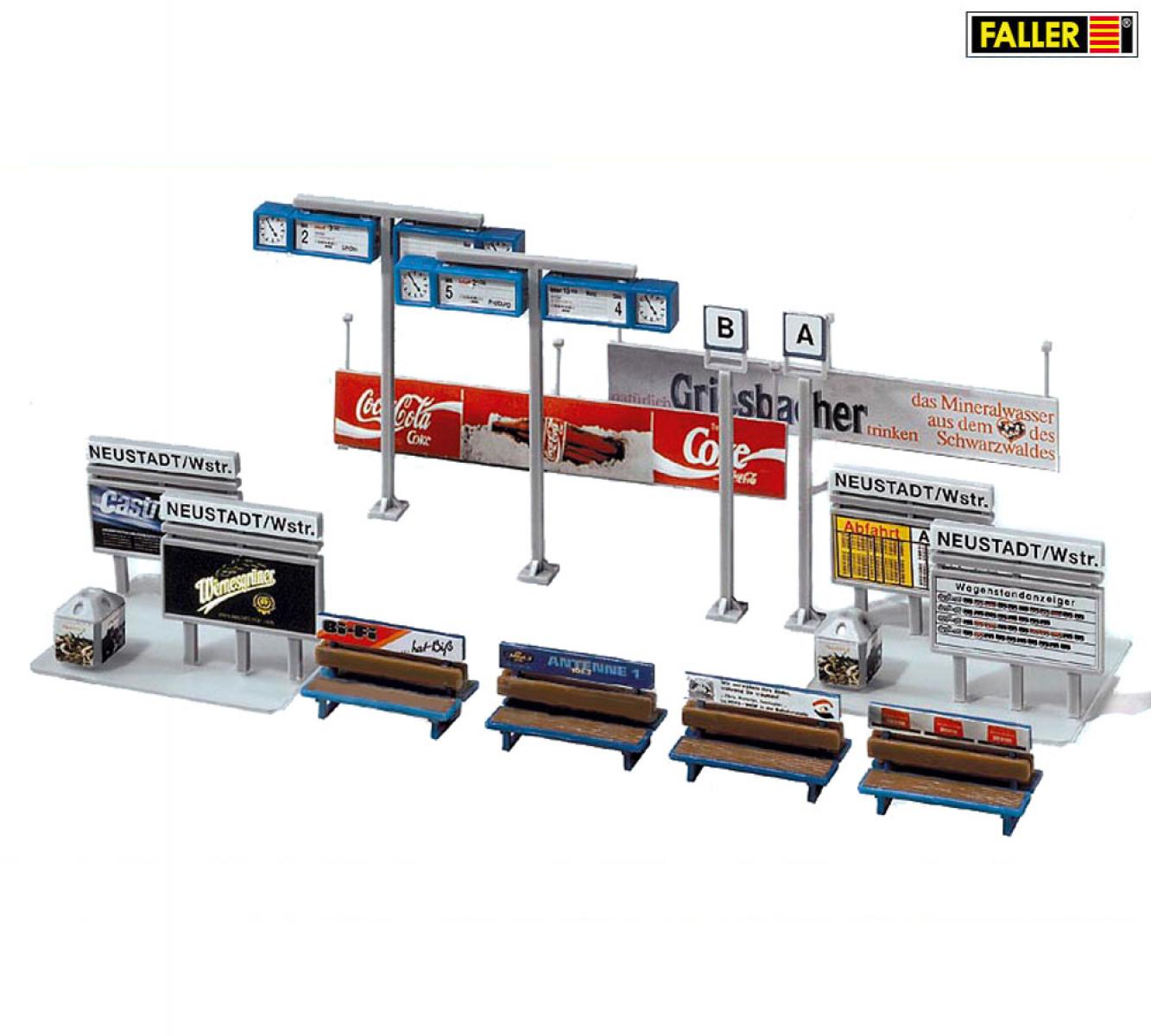 Faller 120186 Bahnsteigausschmückung