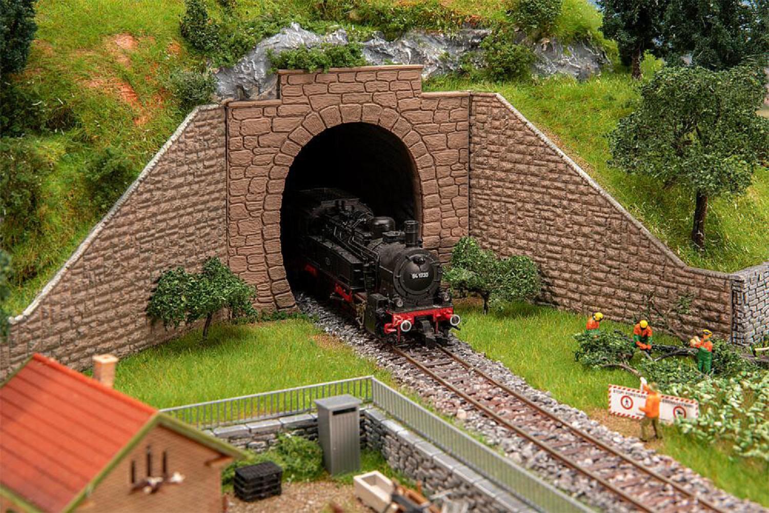 Faller 120577 H0 2 Tunnelportale, 1-gleisig