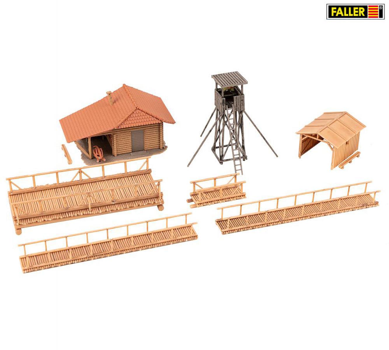 Faller 130637 Jagdhütte mit Hochsitz