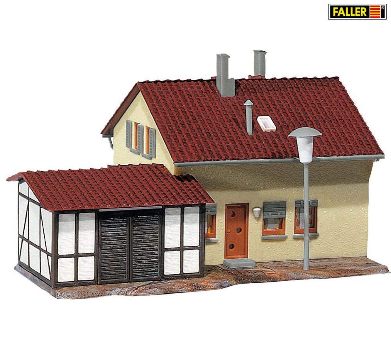 FALLER 131358 Siedlerhaus mit Anbau
