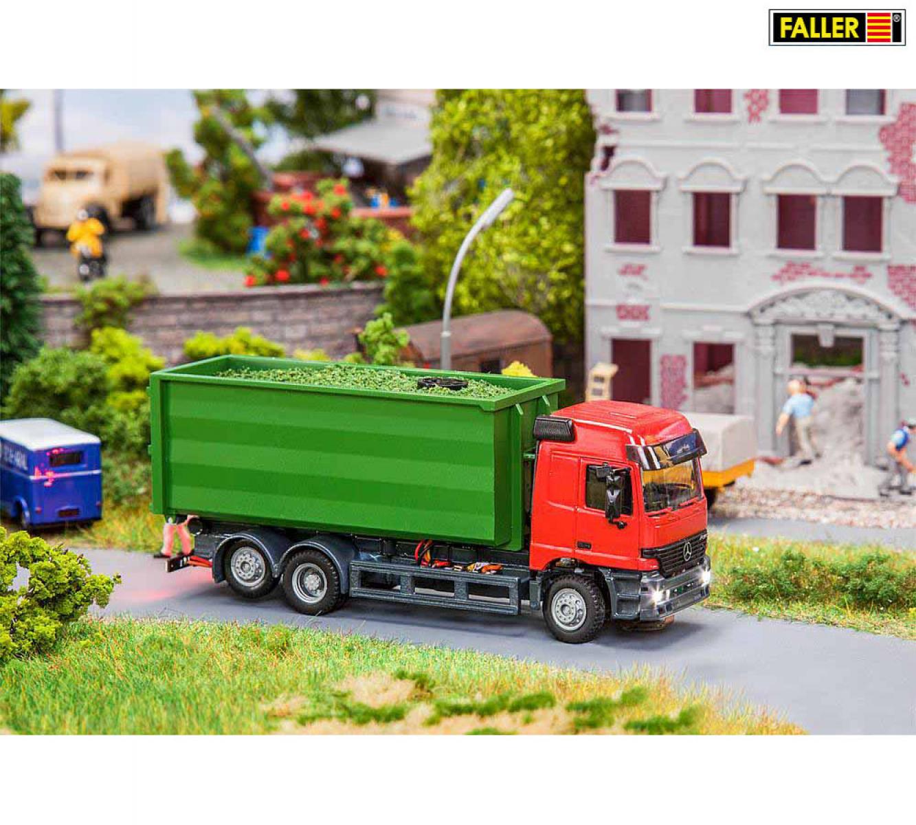 Faller 161493 LKW MB Actros LH'96 Abrollcontainer (HERPA)
