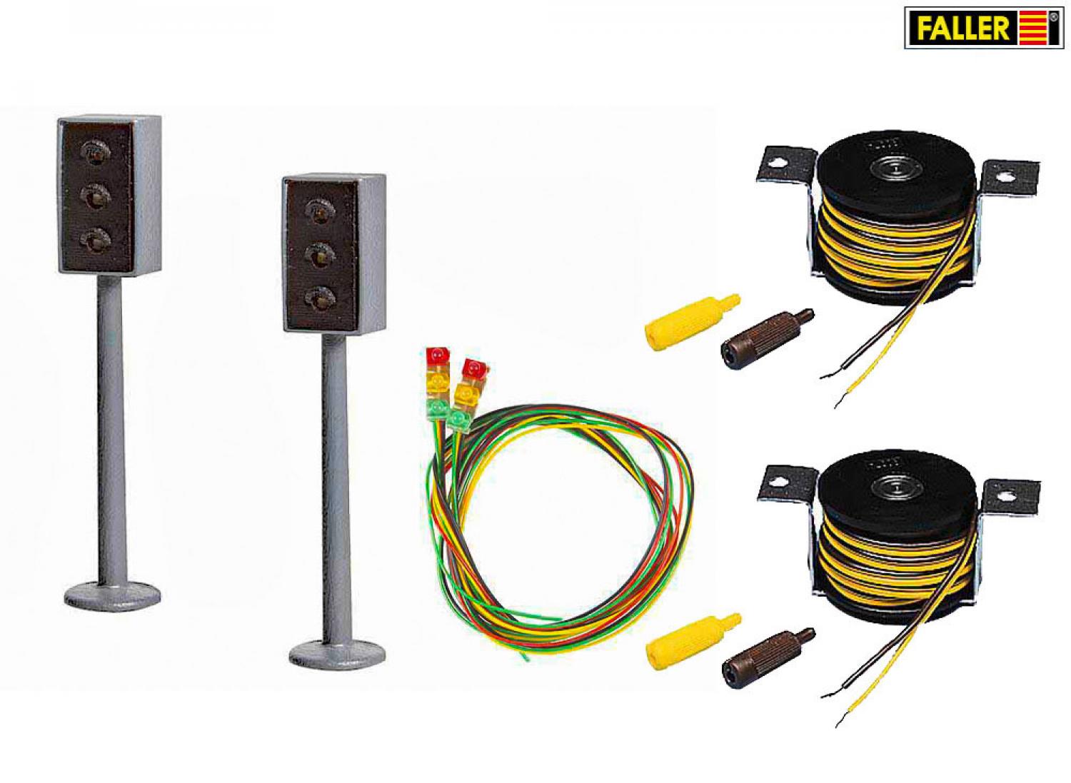 Faller 162056 Spur N - 2 Ampeln mit Stopp-Stellen