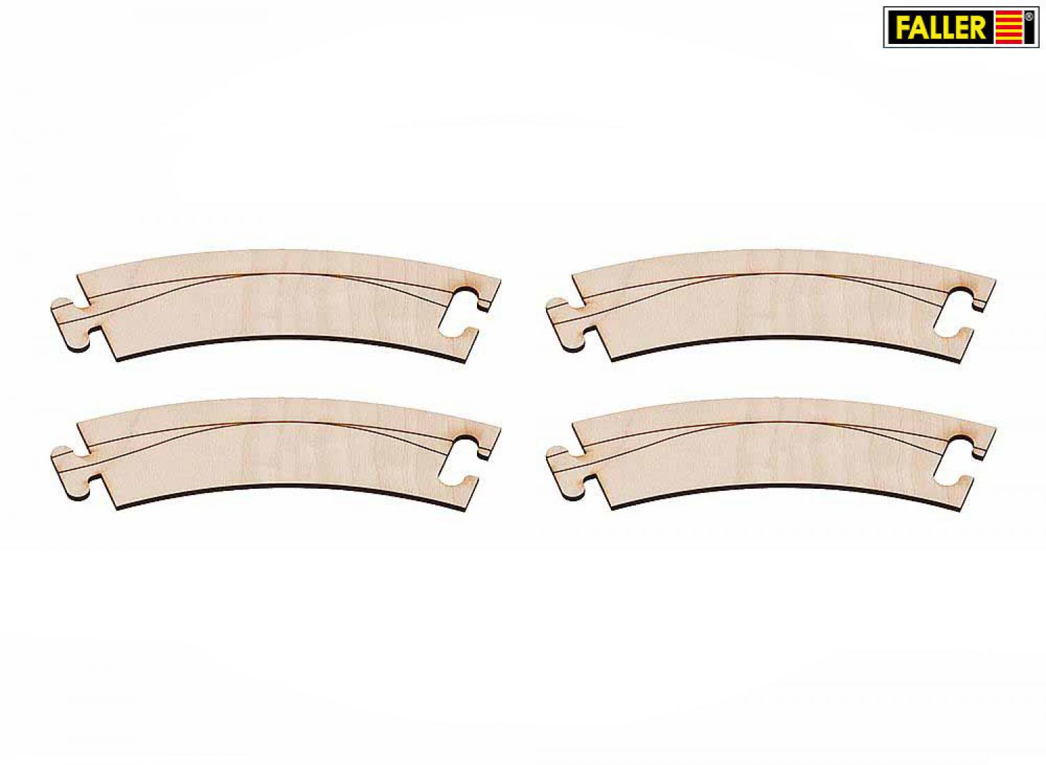 Faller 162121 Laser-Street Fahrbahnbogen 45°