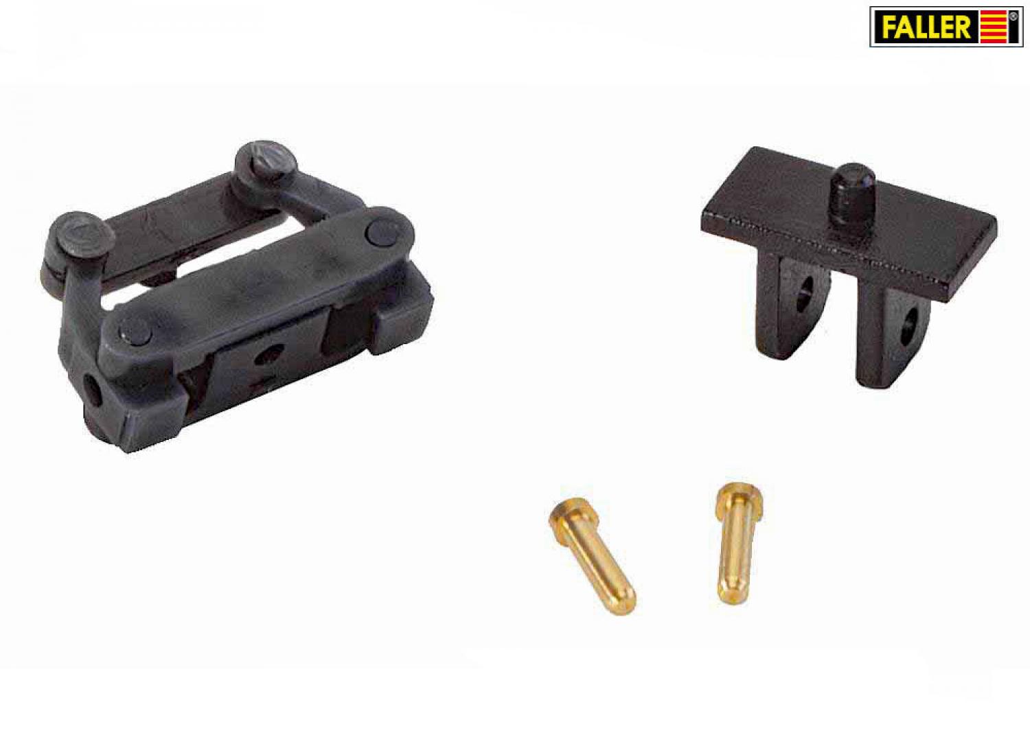 Faller 163054 Vorderachse, montiert für N ohne Räder (8 mm)